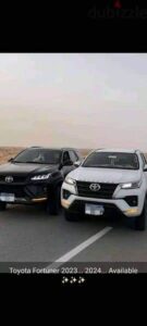 Toyota Fortuer model 2023 for rent للايجار 5,000 ج.م
