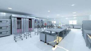 مخزن منتجات غذائيه ومشروبات للايجار في التجمع الخامس منطقه الالف مصنع تشطيب سوبر لوكس 450,000 ج.م