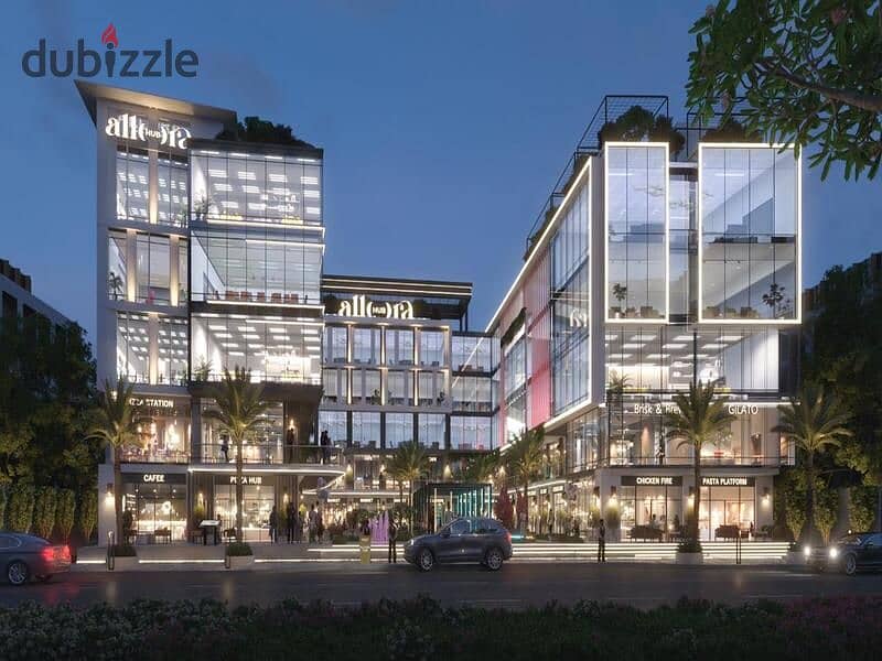 عياده للبيع 40م بمول الورا الشيخ زايد بالتقسيط على 9 سنوات 0