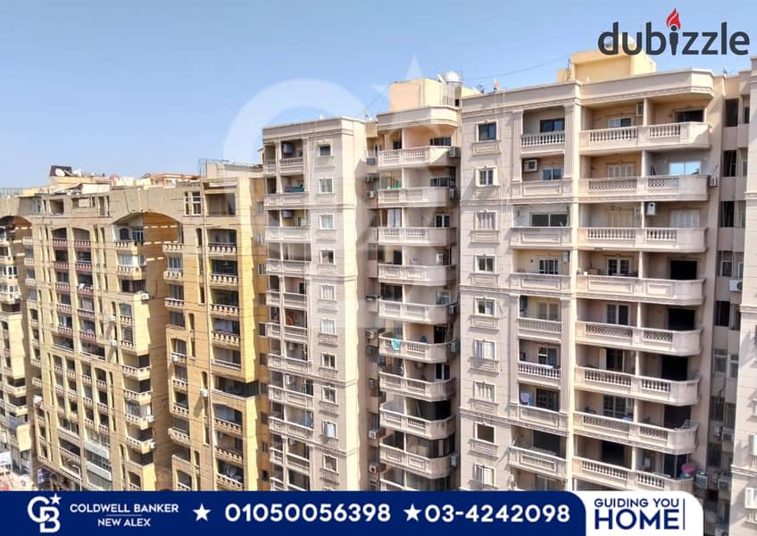 شقة 686 م للبيع - سموحة- فوزي معاذ 0