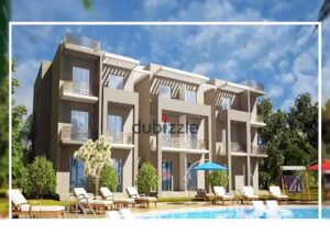 3,000,000 ج.م فرصة شاليه ارضي بجاردن متشطب بالفرش للبيع بمقدم 1,500,000 وبخصم 50% وبView بحر بانورامي بارقى منتجع على البحر في العين السخنة