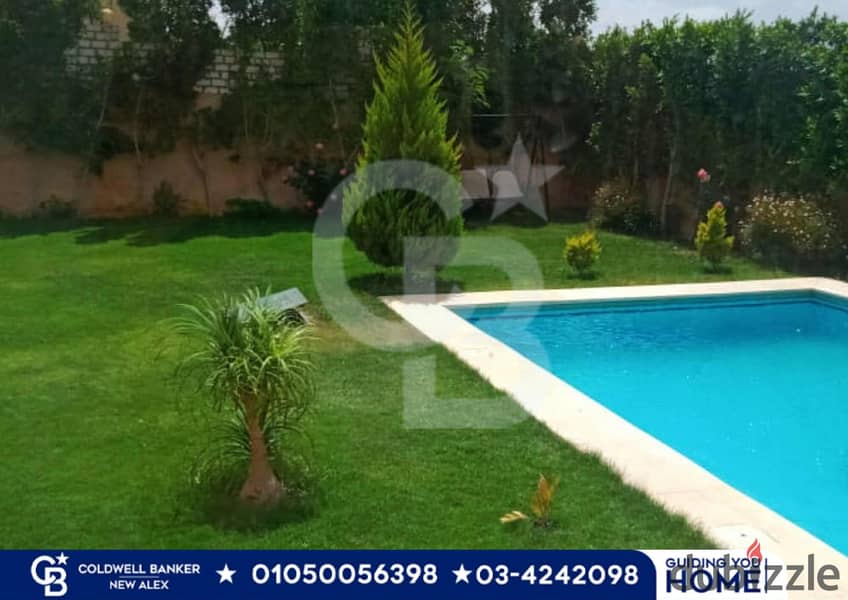 فيلا 550 م للإيجار  "كينج مريوط" بسعر (30,000) شهرياً 0