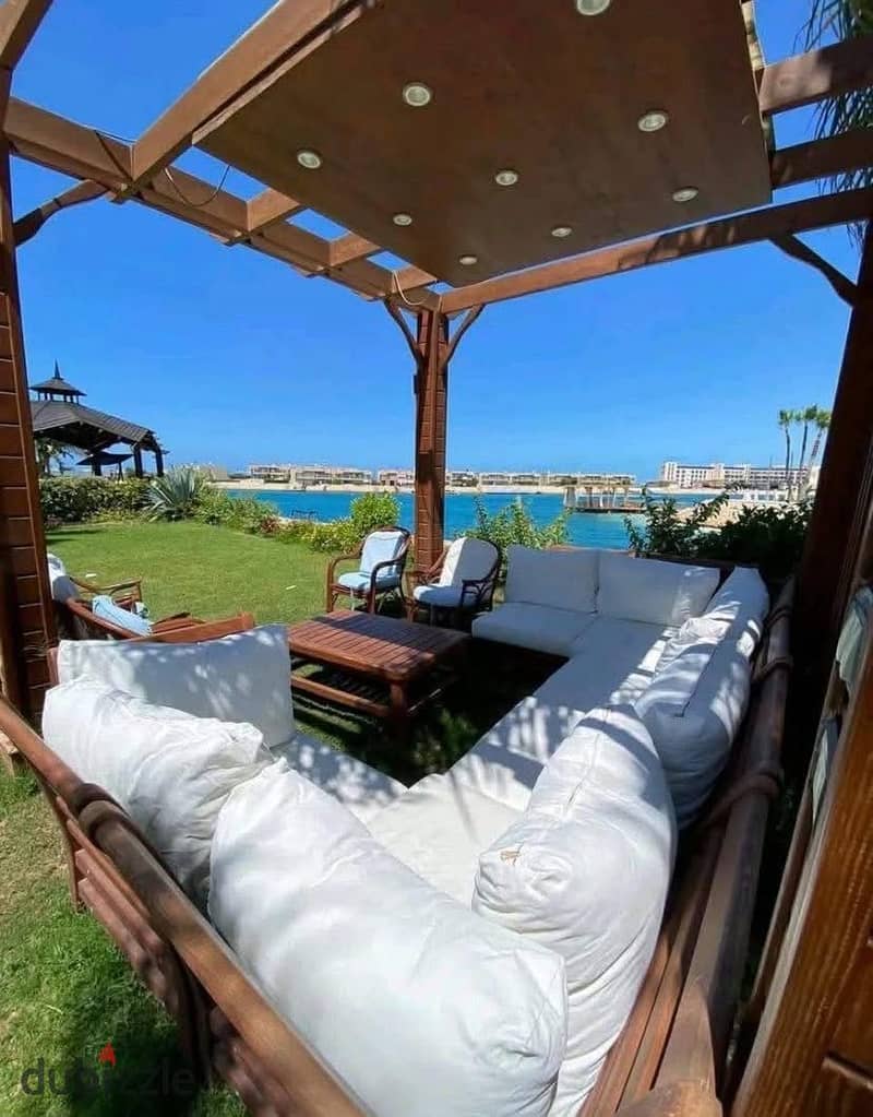 شاليه للبيع متشطب بالكامل في مارينا5 ومتاح تقسيط على أطول فترة فيو مميز 0