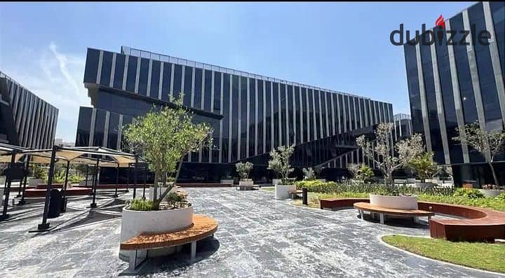 مكتب 136م للايجار في سوديك EDNC - القاهرة الجديدة - بالقرب من الجامعة الامريكية - التجمع الخامس 0