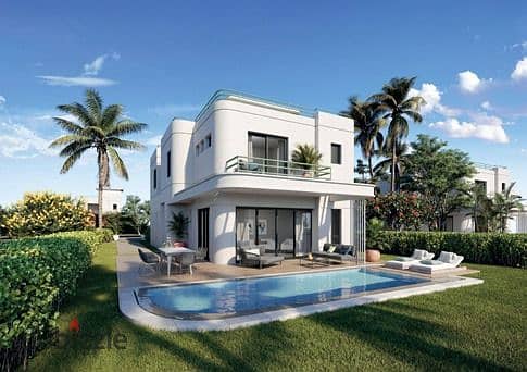 شاليه ريسيل شايف البحر متشطب بالتكيفات جاهز للبيع من سوديك 0