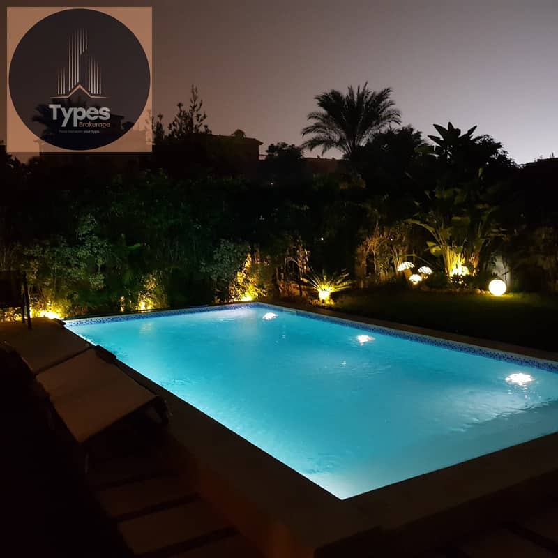 فيلا مستقلة كبيرة بحمام سباحة الترا سوبر لوكس استلام فوري بالتكييفات وبموقع مميز بكمبوند داره جاردنز اكتوبر 0