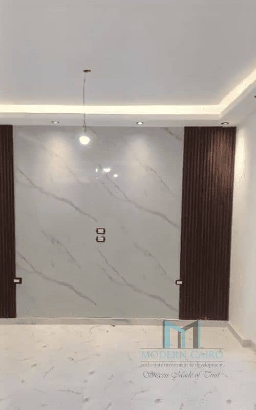 شقة جاهزة بتشطيب فاخر في البوسكو العاصمة الإدارية – 135م – دور أول – موقع مميز قبل الشارع الرئيسي – خالصة الأقساط بسعر نهائي 0