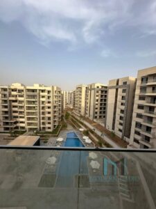 5,600,000 ج.م شقة 147م بكمبوند البوسكو العاصمة الإدارية – 3 غرف – استلام 11 – بدون تشطيب – خالصة الأقساط – موقع مميز قريب من النهر الأخضر