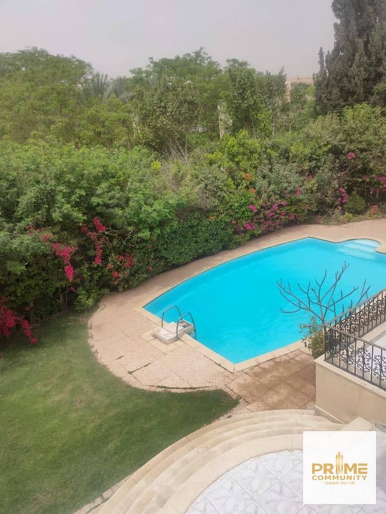 فيلا 920 م بحمام سباحة خاص للبيع باقل سعر وموقع مميز بمينا جاردن سيتي Villa for sale in Mena garden city 6 October city 0