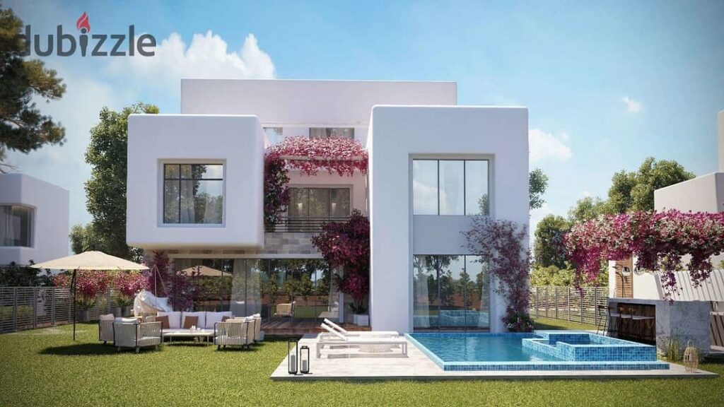 صف اول علي البحر فيلا متشطبة بالتقسيط علي اطول فترة 0