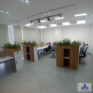 مكتب إداري للإيجار 96 متر مفروش و بموقع مميز في كايرو فيستيفال التجمع الخامس القاهرة الجديدة 180,000 ج.م