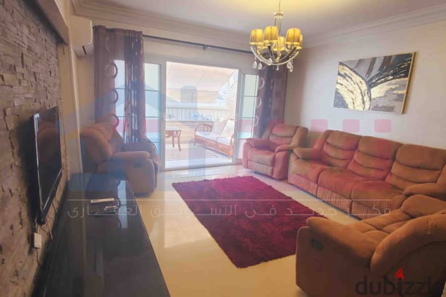 شقة للإيجار المفروش 125م لوران - طريق الجيش (رؤية جانبية للبحر) 0