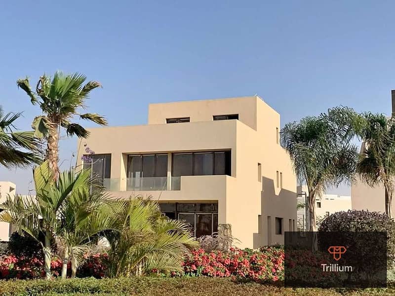 فيلا للبيع 356م استلام فوري بسعر لقطه في كمبوند او ويست - 6 اكتوبر 0