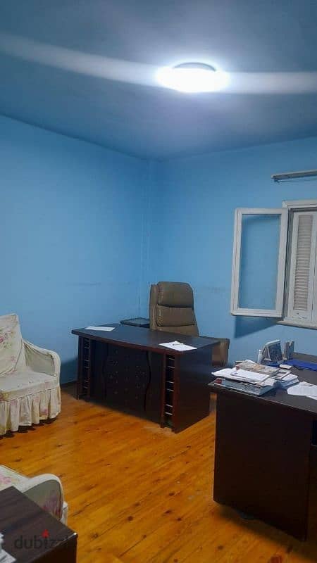 مكتب للإيجار في كفرعبده علي شارع رئيسي[  بالفرش] 0