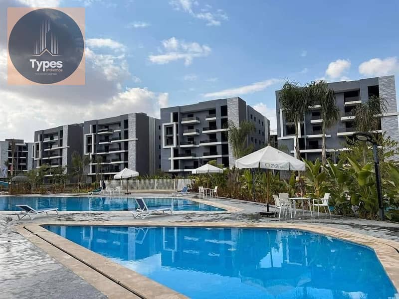 للبيع ريسيل واستلام فوري شقة 168متر علي البحيرات واللاندسكيب مباشرة بمقدم وتكملة اقساط بكمبوند صن كابيتال 0