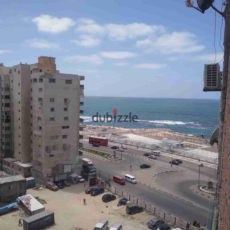 شقة للايجار مفروش ميامي فيو للبحر كورنيش الإسكندرية 0