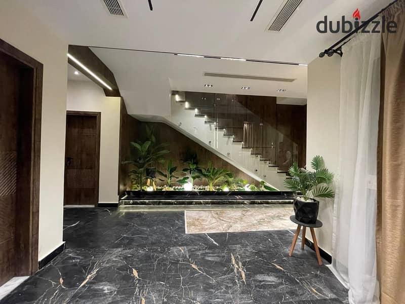 فيلا مفروشة بالكامل مكونة من 4 غرف نوم في كمبوند بالم هيلز ذا كراون الشيخ زايد للإيجار اليومي 0