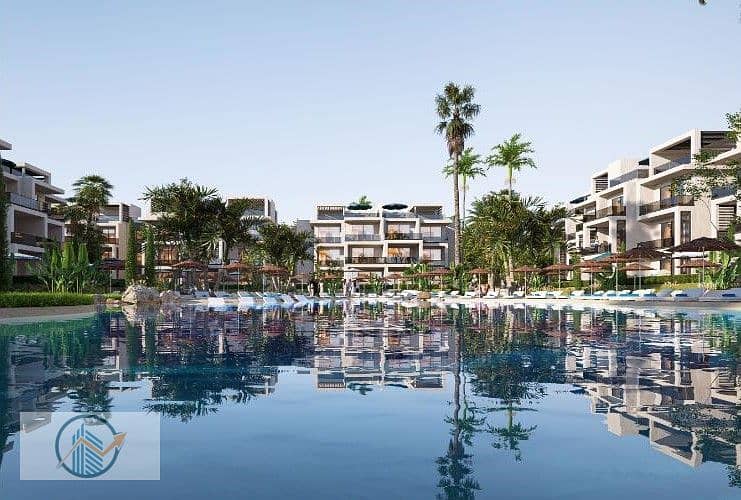 شقة بالدور الأرضي للبيع في ون 7 ريزيدنس 0