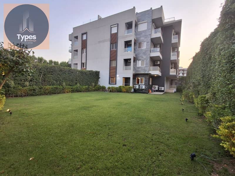 شقة بحديقة كبيرة للبيع بالشيخ زايد موقع مميز جدا بجوار جميع الخدمات كمبوند زايد ديونز استلام فورى 0