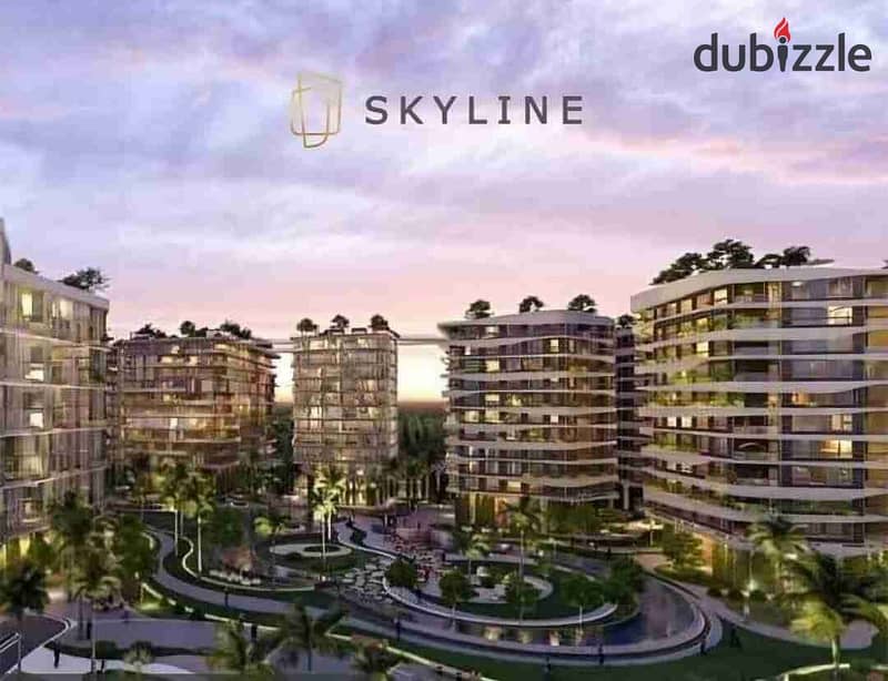 فرصه لن تتكرر للبيع شقه فندقيه بكومباوند سكاي لاين سموحه بأقل من سعر الشركه القديم فرصه مضمونه للإستثمار مع أكبر مطور عقارى شقه تسليم تشطيب الترا سوبر لوكس مساحة : 118 م٢ بأفضل فيو مفتوح على فيلات و بحيره و أكبر بلازا كاش أو تقسيط على ٦ شهور 0