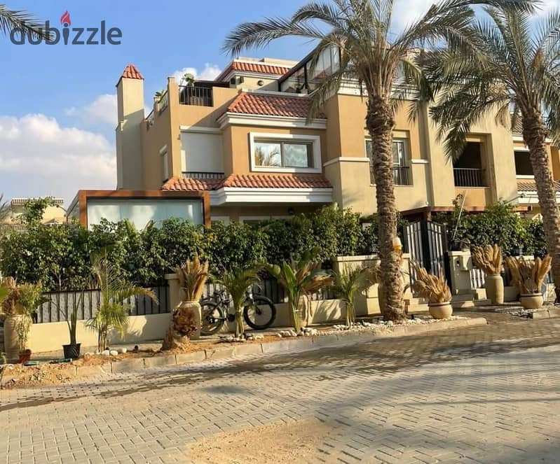 بسعر محروق لسرعة البيع و أقل سعر فيلا ريسيل استلام فوري متشطبه بالكامل في كمبوند سراي  أرقى كمبوند و اميز موقع سور في سور مع مدينتي 0