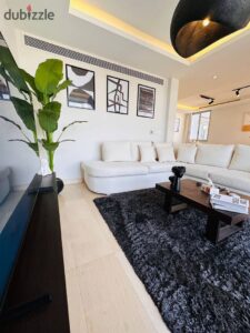 130,000 ج.م شقة مفروشة بالكامل ٣ غرف سوبر لوكس للإيجار بكمبوند كايرو فيستيفال سيتي التجمع الخامس بالقاهرة الجديدة