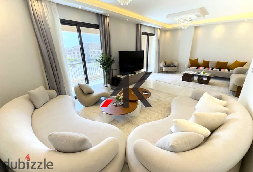 شقة مميزة مفروشة للإيجار في الحي الخامس - القاهرة الجديدة 0