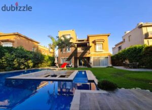 بموقع مميز فيلا مستقلة بحمام سباحة كاملة التشطيب للبيع في بيلاجيو – القاهرة الجديدة 65,000,000 ج.م