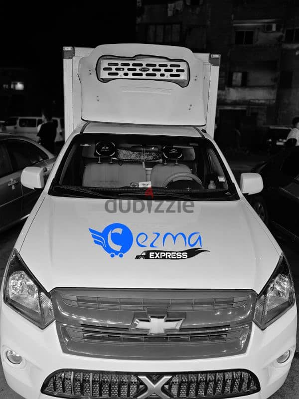 سيارات دبابه وجامبو تلاجه للايجار اليومي بالسائق تبريد -18 0