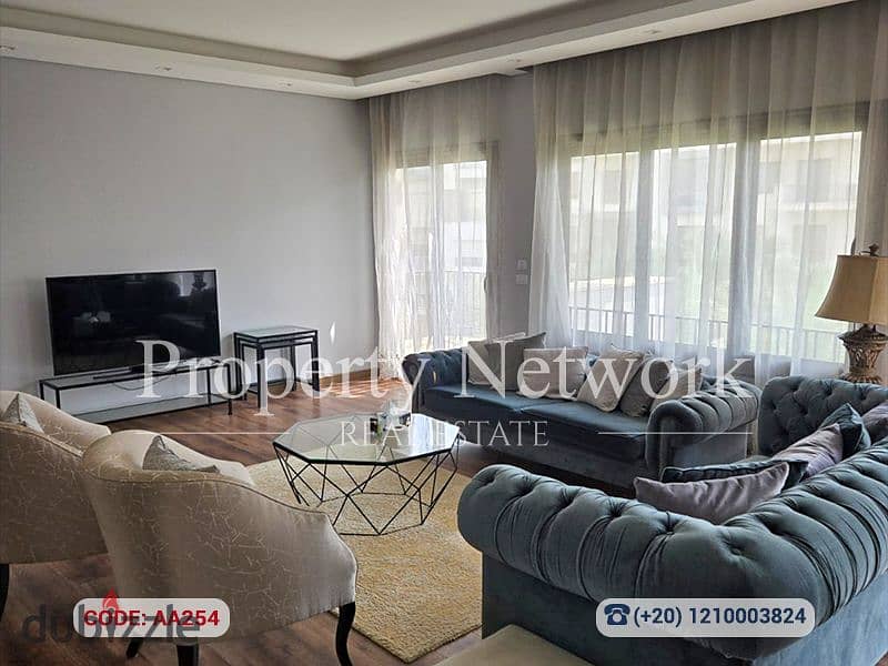 شقة مفروشة بالكامل للإيجار في إيست تاون – سوديك، القاهرة الجديدة (التجمع الخامس)،موقع مميز تطل على مساحات خضراء 0