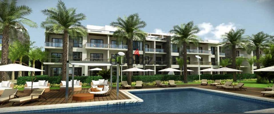 شاليه لقطة تشطيب سوبر لوكس استلام سنة ونص للبيع بالتقسيط في أروما العين السخنة 0