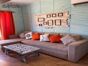 للبيع شالية 57م مفروش بالكامل فيو بحر وحمام سباحة استلام فوري -هانجينج جاردنز Hanging Gardens 1,600,000 ج.م