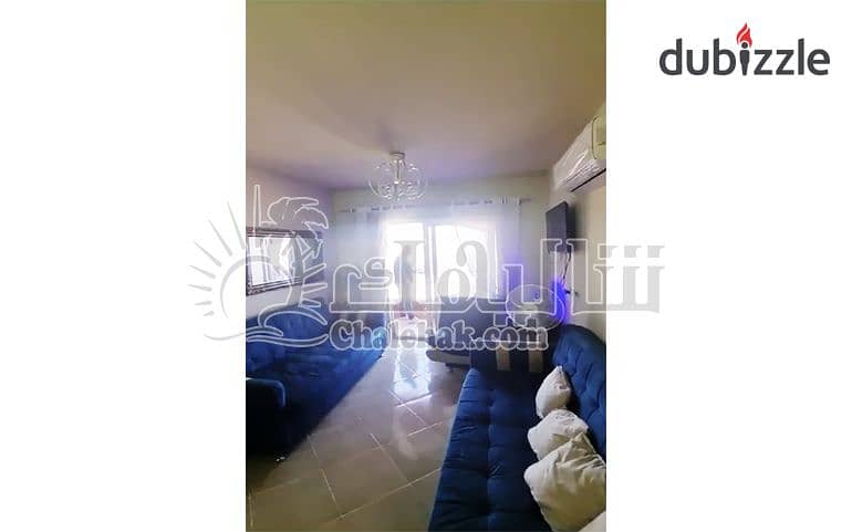 شاليه 57م مطل على البحر مفروش بالكامل  للبيع في الحدائق المعلقة بورتو السخنة Hanging Gardens 0