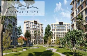 17,300,000 ج.م شقة ارضي مميزة جدا في كمبوند سيتي جيت استلام 2028 – التجمع الخامس