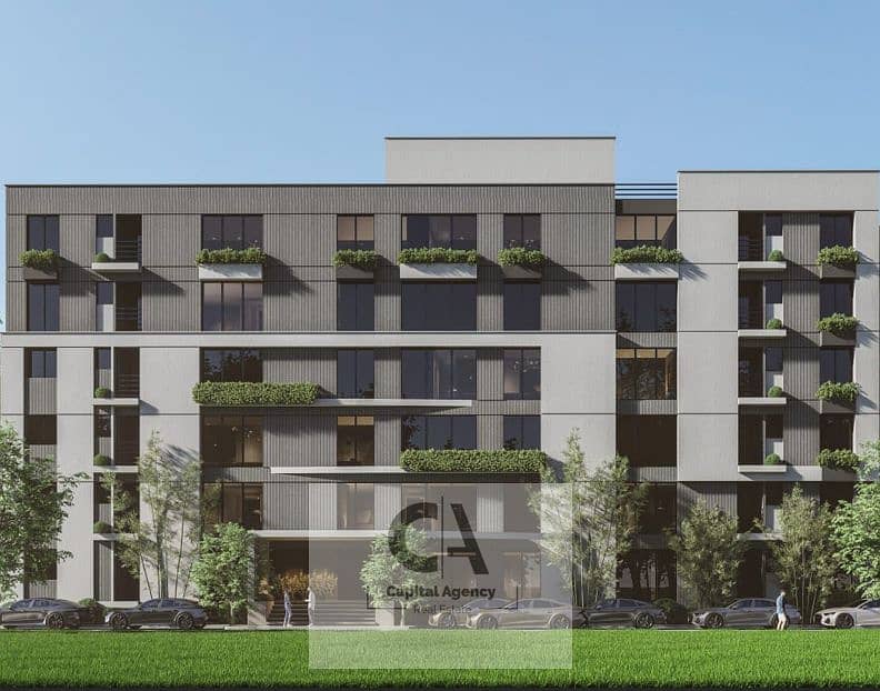 شقه للبيع في قلب التجمع الخامس احجز بسعر اللونش بدفع مقدم 5% واقساط علي 10 سنوات - سور في سور مع باتيو اورو | ايزولا كواترو | Isola Quattro 0