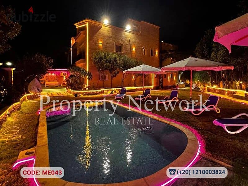 فيلا للإيجار مفلروشة بالكامل  – كمبوند صن رايز، التجمع الخامس، القاهرة الجديدة ، موقع مميز 0