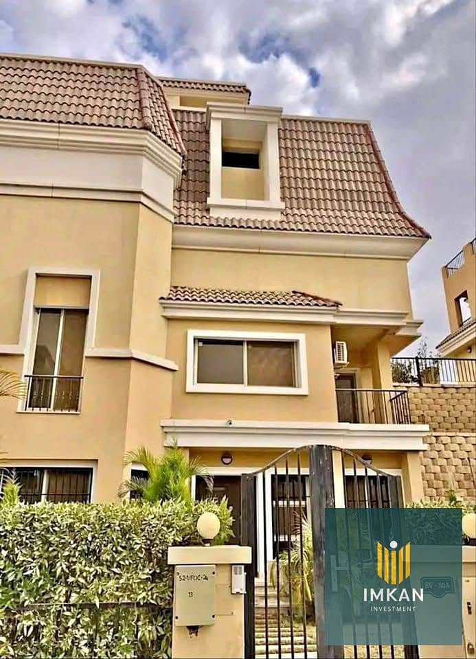 تاون هاوس للبيع بجاردن بمقدم 650,000 بالتقسيط على 12 سنه وفي حالة الدفع كاش بنخصم 50% في كمبوند سراي سور في سور لمدينتي 0