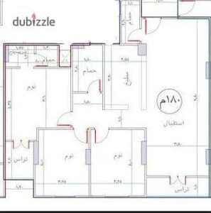 شقة 180 م في الشطر العاشر في زهراء المعادي 5,760,000 ج.م