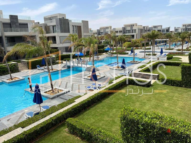 شالية مميز للبيع لم يستخدم من قبل بالعين السخنة فى لافيستا راى الصف الثانى يطل على حمام السباحه مباشره وبسعر مثالى جـداً 0