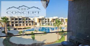 شاليه غرفتين نوم بموقع مميز جدا مطل على حمام السباحة في ازها – العين السخنة 6,800,000 ج.م