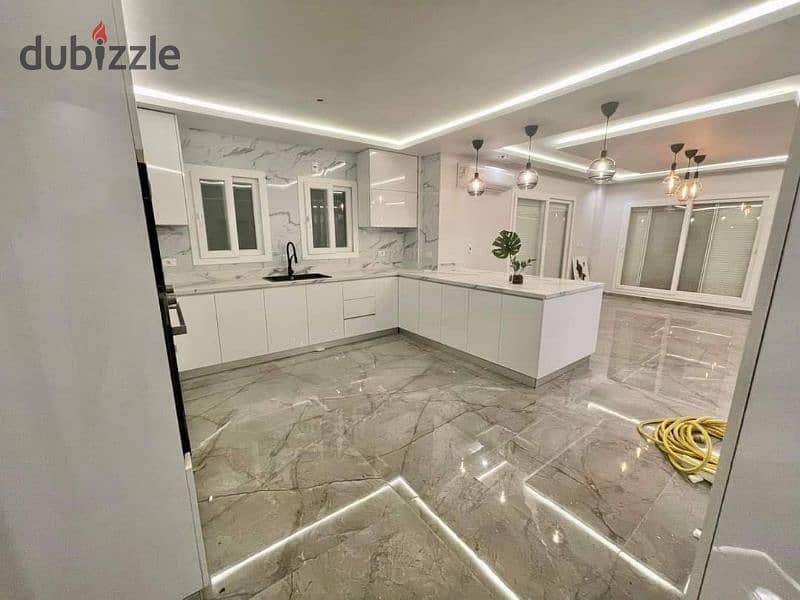 شقة متشطبة (٣غرف) للبيع في كمبوند amorada 0