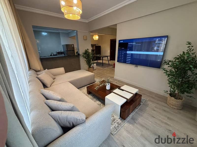 شقه للايجارمفروش في فيلات البنفسج ١١التجمع الأول 0