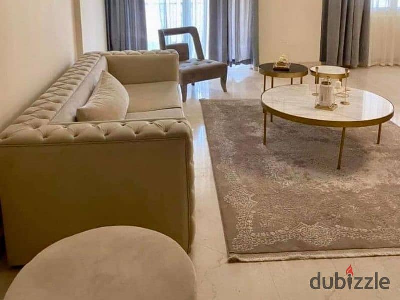 شقه 190م / متشطبه بالفرش والاجهزة / للبيع بالتقسيط  بكمبوند 90 افينيو - التجمع الخامس - القاهرة الجديدة 90 Avenue 0