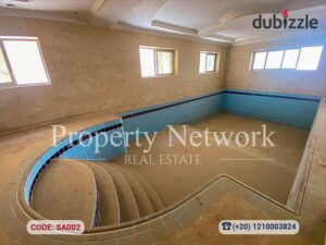 شقة بدروم نص تشطيب بحمام سباحة وحديقة خاصة – للبيع في مربع الوزراء، ويست جولف ، موقع مميز جاهزة للاستلام الفوري 8,000,000 ج.م