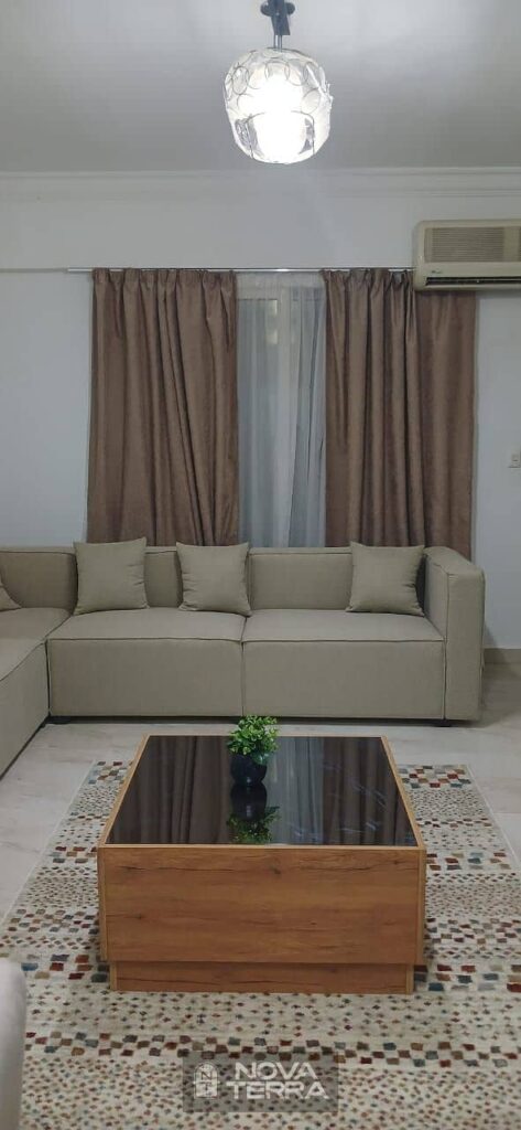 شقة مفروشة للإيجار – كمبوند جنة أكتوبر Jannah Compound-  6th of October خلف مول العرب مباشرة، وعلى بُعد دقائق من محور 26 يوليو وجامعة النيل 0