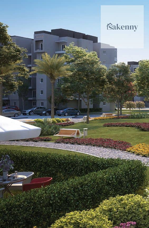 ادفع 132 الف فقط  للبيع شقه  في أشجار سيتي  وقسط على 12 سنة في قلب اكتوبر ! 0