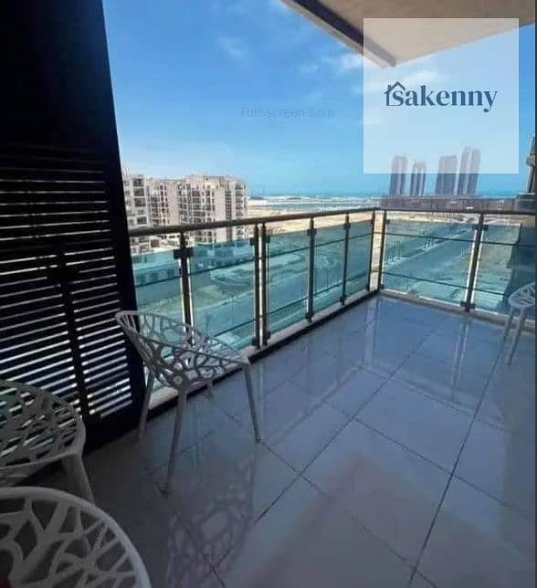 استلام فوري شقة للبيع في الحي اللاتيني – العلمين الجديدة | إطلالة على البحر | موقع مميز- الساحل الشمالي 0