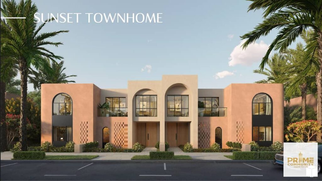 تاون هاوس ميدل تاون هاوس ريسيا متشطب للبيع بأقل من سعر الشراء بمشروع Ogami سوديك الساحل الشمالي راس الحكمة Townhouse for sale in Ogami  Ras AL Hikma 0