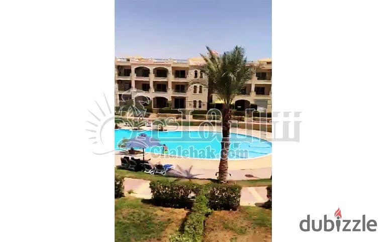 للبيع شالية فيو مميز عالبحر وحمام السباحة  استلام فورى بالم بيتش في العين السخنه 0