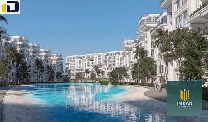 شقة 161م تحفة open lagoon view دور رابع مفتوووح - في العاصمة في ال ار8 للبيع بالتقسيط علي10 س 0